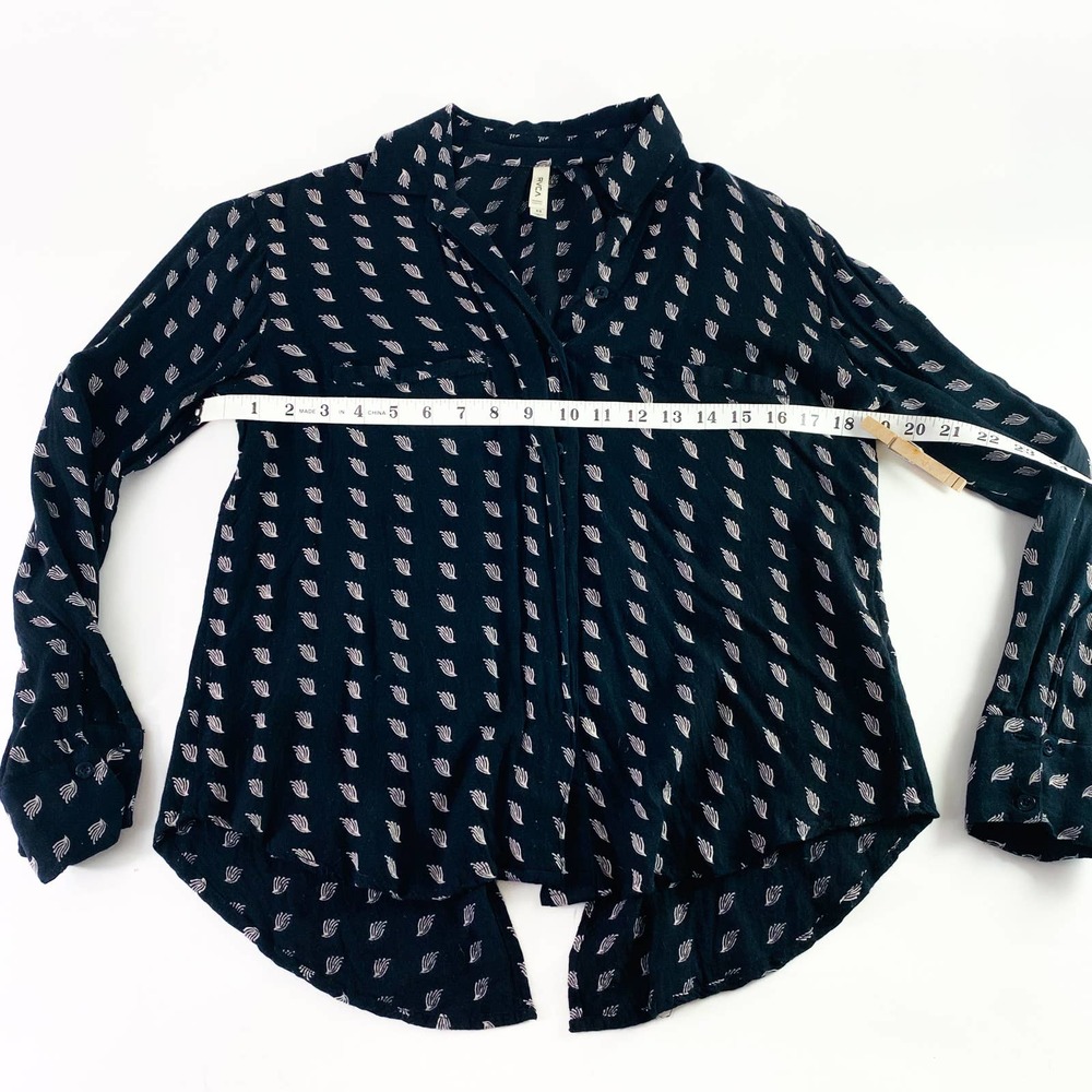 Women's Rvca Button Up Shirt - Picture 10 of 14
